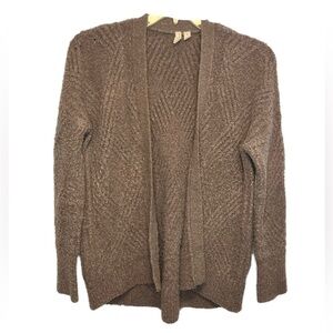 Moth By Anthropologie Merino Wool Baby Alpaca Blend Open Front Cardigan Sz XS